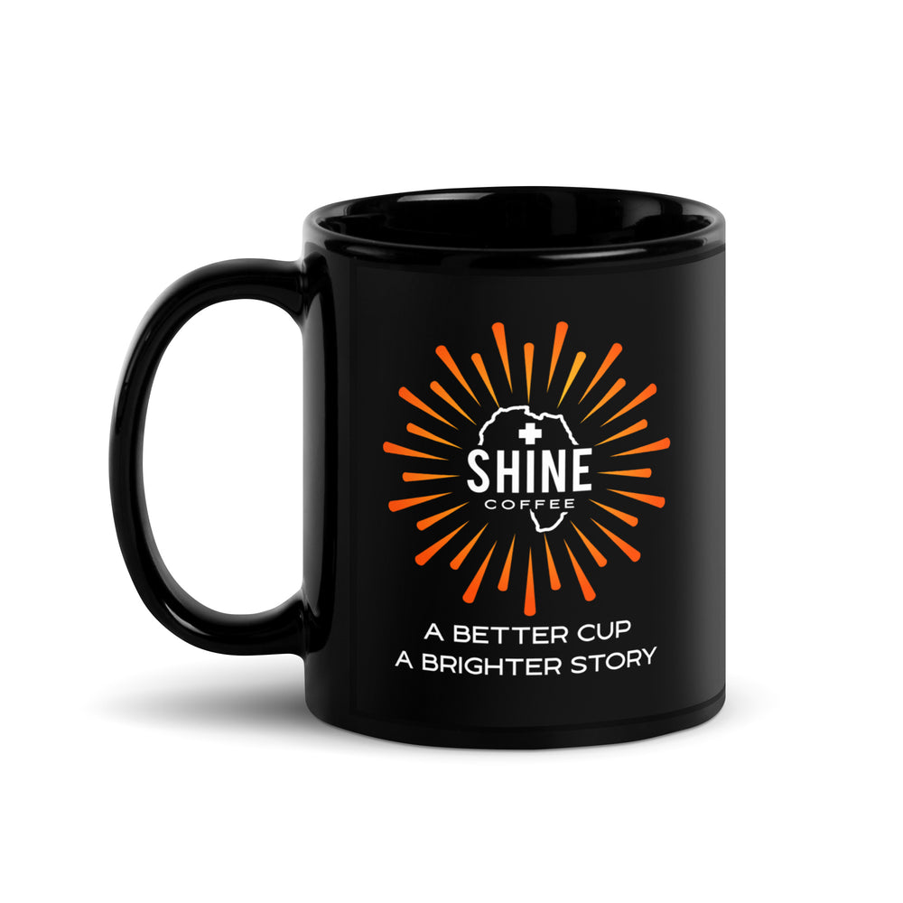 Black Glossy Mug